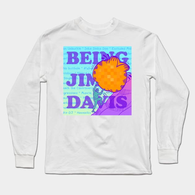 Being Jim Davis Sisyphus Logo Long Sleeve T-Shirt by Pitch Drop Store